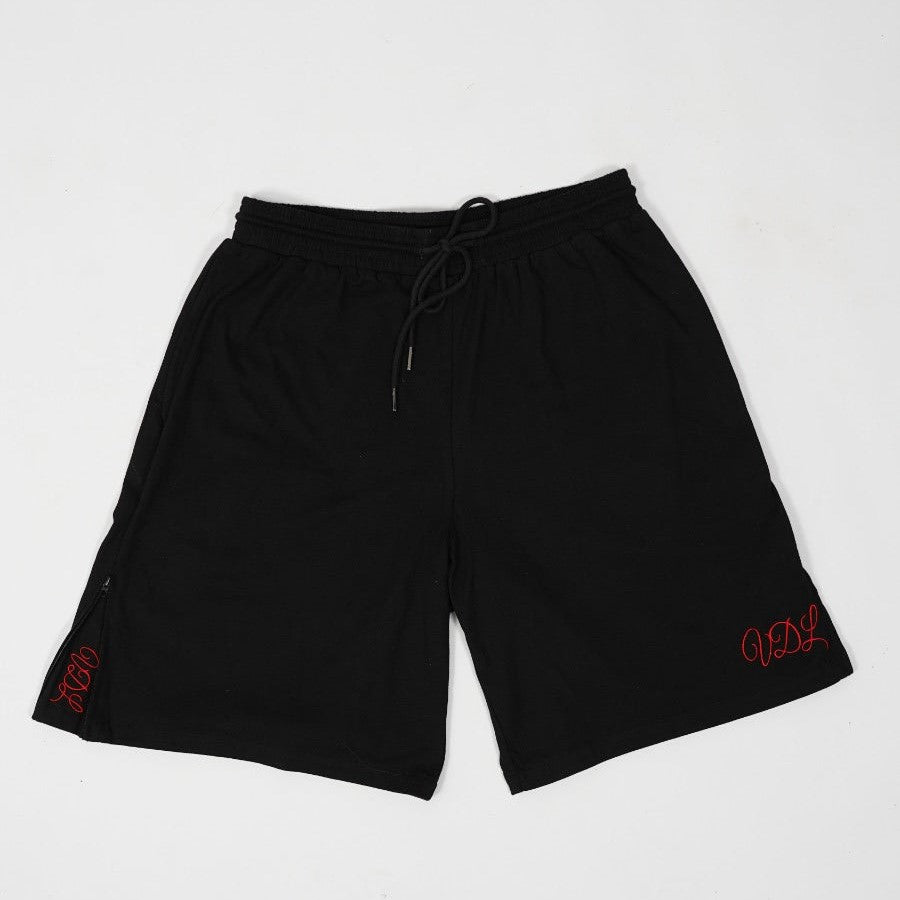 VDL Signature Black Shorts – Red Edition
